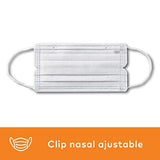 ▶ Mascarillas desechables  3M Nexcare  Uso Diario, 50 Piezas