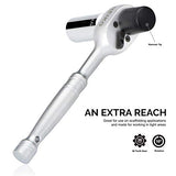 ▶ NEIKO ® Llave de carraca para andamios  de 1/2 pulgada, acero al cromo vanadio | Vaso profundo de 7/8 de pulgada