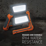 🔦 Linterna recargable Energizer.-  Linterna LED Recargable multipanel, Resistente al Agua IPX4, superbrillante, 1000 lúmenes, Cable de Carga USB Incluido, función de Banco de energía, Patas Ajustables