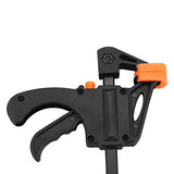 Herramientas Carpintería  F-Bar Abrazadera Carpintería F Abrazadera 4 Pulgadas Barra de Madera Carpintero Herramienta Agarre Ratchet Quick Squeeze Carpintería DIY Kit de Herramientas de Mano 4 Unids