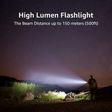 🔦 LE CREE Linterna LED, pequeña y superbrillante, linterna táctica LED, luz de mano, zoomable, resistente al agua, brillo ajustable para camping, correr, pilas AAA incluidas