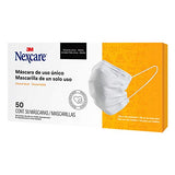 ▶ Mascarillas desechables  3M Nexcare  Uso Diario, 50 Piezas