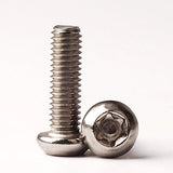 ▶ Tornillos Torx M6 x 16 mm, tornillos de cabeza torx de acero inoxidable 304, tornillos de seguridad de cabeza de botón, roscas de mano derecha, métricas, 20 unidades