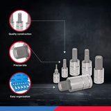 ▶ NEIKO  destornillador hexagonal Juego de llaves de vaso