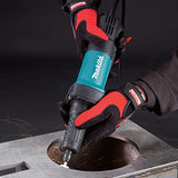 ▶ MAKITA Amoladora de troqueles con interruptor de paleta de 1/4 pulgadas, con interruptor CA/CC, color azul