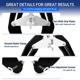 ▶ Abrazadera de tubo, 2 a 6 pulgadas, herramienta de alineación de tubería de acero con diseño ligero, abrazadera ultra de alta resistencia con tornillos de acción rápida, color negro