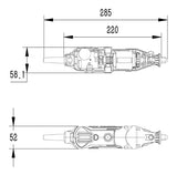 Esmeriladora Mini  eléctrica Profesional Kit de herramientas Herramientas Rotativas 33000 Con 95 Accesorio