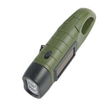 🔦 Linterna recargable Simpeak [2 unidades] Linterna de mano con manivela solar, linterna LED recargable de emergencia, linterna de supervivencia, dinamo rápido para deportes al aire última intervensión