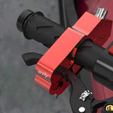 ▶  Candado para Motocicleta Universal Moto para Manillar Freno Ciclomotores Máxima Seguridad Anti robo con 2 llaves Acero Inoxidable (CPM5879) Rojo