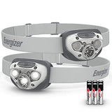 Energizer.- Faros LED Pro (Paquete de 2), IPX4 Resistentes al Agua, luz de Cabeza de Alto Rendimiento para Exteriores, Camping, Correr, tormenta, Supervivencia, (Pilas Incluidas)