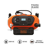 BLACK+DECKER Inflador Multipropósito Digital 20V MAX* BDINF20-B3