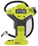 ▶ RYOBI Inflador de energía portátil para neumáticos [nuevo medidor digital] [18 voltios] [sin cable] [ONE+ sistema de batería] [P737D] (batería no incluida, herramienta eléctrica)