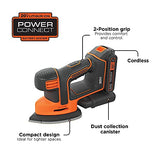 Lijadora de banda inalámbrica de hojas BLACK+DECKER  (BDCMS20C)