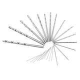 Juego de taladro de mano con tornillo de tornillo con 25 puntas torcidas, mini herramientas giratorias micro ideales para modelos y pasatiempo (negro)