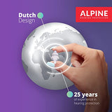 Alpine SleepDeep Tapones de Oídos para Dormir. Tapones de Dormir Ovalados 3D con Gel Supresor de Ruido. Filtros Suaves para Dormir de Lado. Reducen el Sonido de los Ronquidos. 1 Par Reutilizable