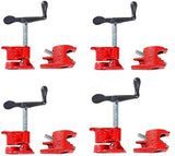 ▶ Juego de 4 abrazaderas para tubos de madera de 1,27 cm