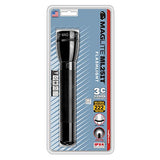 ▶ MAGLITE  Linterna incandescente de 3 celdas, color negro