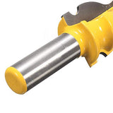 ▶ Wolfride 1/2" Cortador de Diámetro de Mango Herramienta de Fresado Para Trabajar la Madera Cutter de Corte de Carburo, Herramienta de Corte de Carpintería- Amarillo