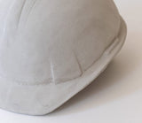 ▶ Casco De Obra De Concreto De Tamaño Real - Regalo Para Arquitectos O Ingenieros De 24 Cms De Frente X 12 Cms De Altura - Concreto Real Color Gris Hecho A Mano - 1 pieza de hormigón coleccionable