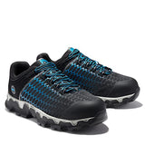 Timberland Powertrain - Puntera de seguridad deportiva de aleación para hombre, peligro eléctrico, AL, color negro, azul, 10 de ancho