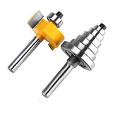 ▶ Juego bocas fresadoras 1/2" - 1/4"  conejeras