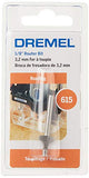 ▶ DREMEL - Fresa de Router 1/8 Pulgadas para Redondeo de Esquinas