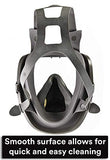 3M 6800 Respirador reutilizable, pieza frontal completa, mediano, 1 cada uno