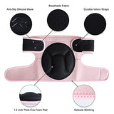 Rodilleras suaves para mujeres, rosadas, con relleno de espuma EVA gruesa, rodilleras protectoras para mujeres, adecuadas para mujeres, limpieza de la casa, jardinería, trabajo, danza, yoga (M)