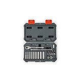 ▶ CRESCENT - Juego de herramientas mecánicas SAE estándar y profundo de 6 puntos de 1/4 pulgadas, CSWS2C