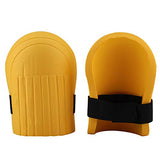 Cheresouse Rodilleras - 1 par de Rodilleras de EVA Rodilleras Ajustables Equipo de protección para Rodilleras para Hombres, Mujeres, construcción, jardinería, Suelos (Amarillo)