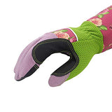 ▶ Guantes de jardinería para poda de rosas, a prueba de espinas, resistentes a los pinchazos, guantes largos de jardín para proteger las manos y los brazos para mujeres