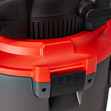 Ridgid RT1600M Aspiradora de Solidos y Líquidos, 6.5 HP, negro con rojo