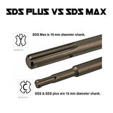 ▶ BOSCH Broca de cincel SDS Plus de 6 pulgadas de ancho (grado industrial, 6 x 14 pulgadas), herramienta de extracción de lechada de azulejos, compatible con todos los martillos giratorios de impacto SDS Plus
