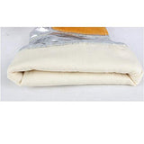 ▶ Guantes de Soldador Aislamiento Guantes industriales, Cuero, Guantes de Papel de Aluminio, Horno, Anti escaldado, Fundición, Resistencia al Desgaste, Alta Temperatura, 500-1000 Grados