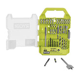 ▶ RYOBI  Juego de herramientas Ryobi Paquete súper combinado de 4 herramientas, 18 voltios ONE+ iones de litio inalámbrico con taladro