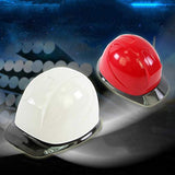 ▶ Casco seguridad  de Moda de Dos Colores Anti-UV Transparente Aleros Flotantes Diseño Forro Acolchado de 6 Puntos Banda para El Sudor Extraíble Obra de Construcción, Carretera, Minería