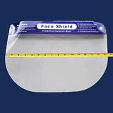 LUTEMA Máscara Transparente de Protección Facial Careta Anti-Salpicaduras Protege contra Saliva Polvo Aceite (10)