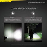 🔦 Linterna recargable Nitecore.-  Linterna llavero EDC recargable USB-C Lumen con cable de carga Lumentac