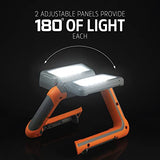 🔦 Linterna recargable Energizer.-  Linterna LED Recargable multipanel, Resistente al Agua IPX4, superbrillante, 1000 lúmenes, Cable de Carga USB Incluido, función de Banco de energía, Patas Ajustables