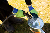 ▶ Guantes Jardinería para hombre con doble látex de microespuma, talla grande