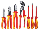 Knipex Juego de herramientas de calidad comercial con aislamiento, 7 piezas