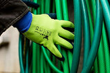 ▶ Guantes Jardinería para hombre con doble látex de microespuma, talla grande
