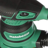 ▶ METABO Lijadora de órbita aleatoria de 5 pulgadas | Velocidad variable | Potente motor de 230 W 2.8 amperios | Agarre de elastómero suave | Incluye 5 piezas de papel de lija, bolsa de polvo, adaptador de vacío | SV13YST Metabo HPT