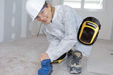 ▶ Thunderbolt - Rodilleras para trabajo para construcción, pisos, jardinería, limpieza con doble cojín de gel y correas ajustables fuertes
