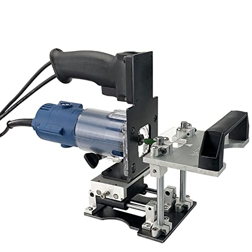 Routers Soporte de ranura 2 en 1 para , plantilla de mortaja para máquina de recortar, herramienta de carpintería de pista lineal, cierres invisibles, localizador de perforaciones