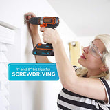 ▶ BLACK+DECKER  Juego de brocas y desarmadores, 109 piezas