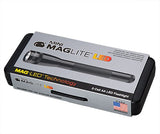▶ MAGLITE Mini linterna LED de 2 pilas AA en caja de presentación negra