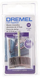 Dremel 503 Flap rueda, grano 120, 3/8 pulgadas, plateado