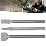 ▶ Juego de broca cincel para taladro de martillo, herramienta de extracción de hormigón, juego de cinceles para ahorrar mano de obra, 3 piezas, tamaño estándar para para para(SDS MAX (cinco hoyos))