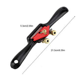 Herramientas Carpintería   9INCH/215MM Cepilladora manual para trabajar la madera Herramienta de cincel de borde de corte manual de madera ajustable con tornillo Herramientas de carpintero Cepillo Plano de borde de madera Afeit
